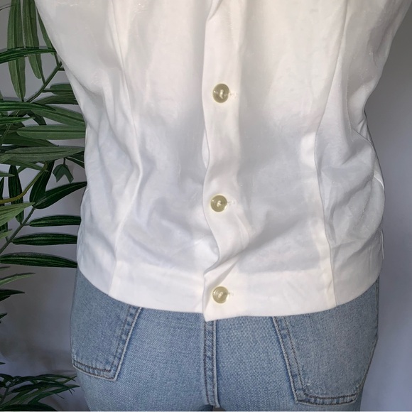 v i n t a g e :: 50s Pleated Cutout Lace Nylon Blouse ILGWU - Picture 4 of 13